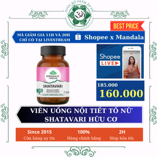 Shatavari, Neem, WWB, Woman well being, Beautiful Skin Organic India viên uống tổng hợp - MandalaShop