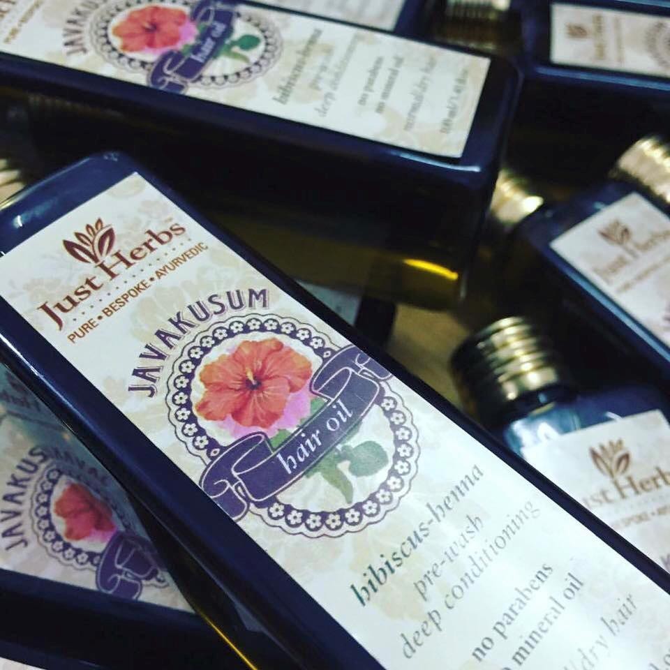 Javakusum Hair oil- dầu dưỡng từ hoa dâm bụt