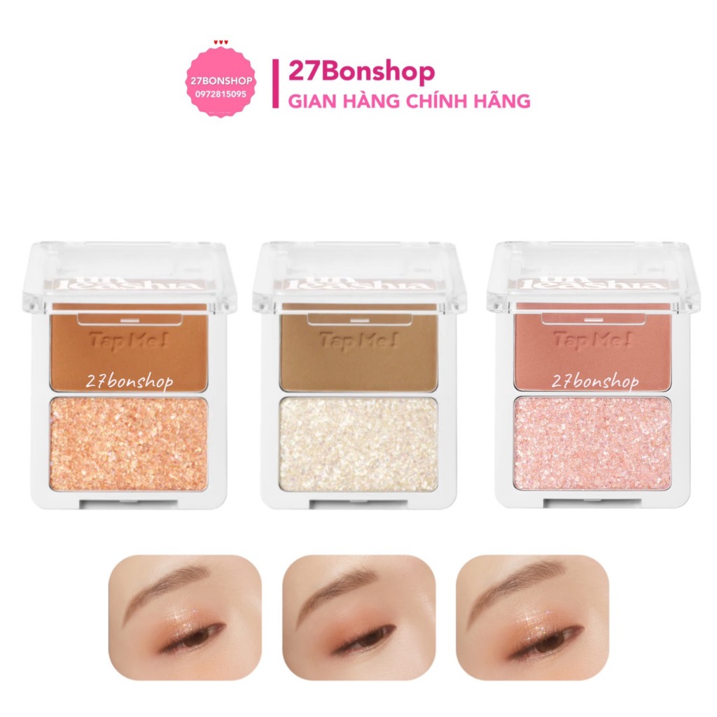 BẢNG PHẤN MẮT 2 MÀU UNLEASHIA TAP ME PALETTE DUO