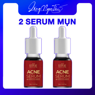 2 chai serum mụn diếp cá giá sỉ, cải thiện tình trạng mụn, thâm 5ml - LE'PEAU