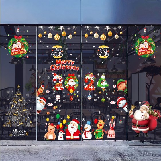 Decal trang trí Noel, Decal Noel dây treo trang trí Noel Link số 2 gồm 50 mẫu