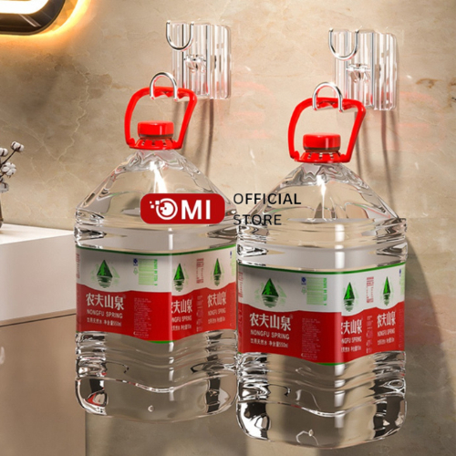 Móc Dán Tường Siêu Dính Treo Đồ OMI Bằng Acrylic Trong Suốt Chống Nước Móc, Dán Tường Siêu Dính