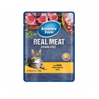 Pate Snappy Tom Real Fish Gói 85g Cho Mèo