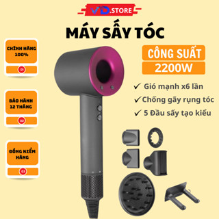 Máy Sấy Tóc VD.STORE Tạo Kiểu Gấp Gọn, 2 Chiều Nóng Lạnh Công suất 2200W Tặng kèm loa sấy tạo kiểu , bảo hành 12 tháng