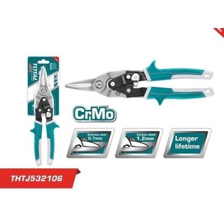 Kéo cắt tole thẳng 10inch total thtj532106 hàng chính hãng