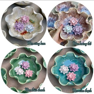 Bát sen thả hoa tắm phật - bát minh đường tụ thủy