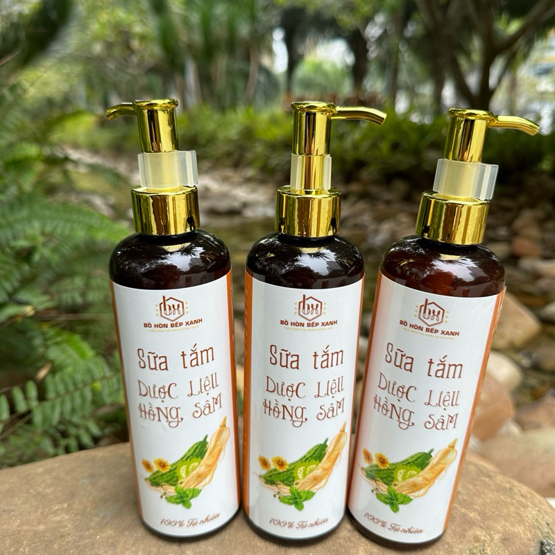 SỮA TẮM DƯỢC LIỆU HỒNG SÂM- sữa tắm tự nhiên 260gr