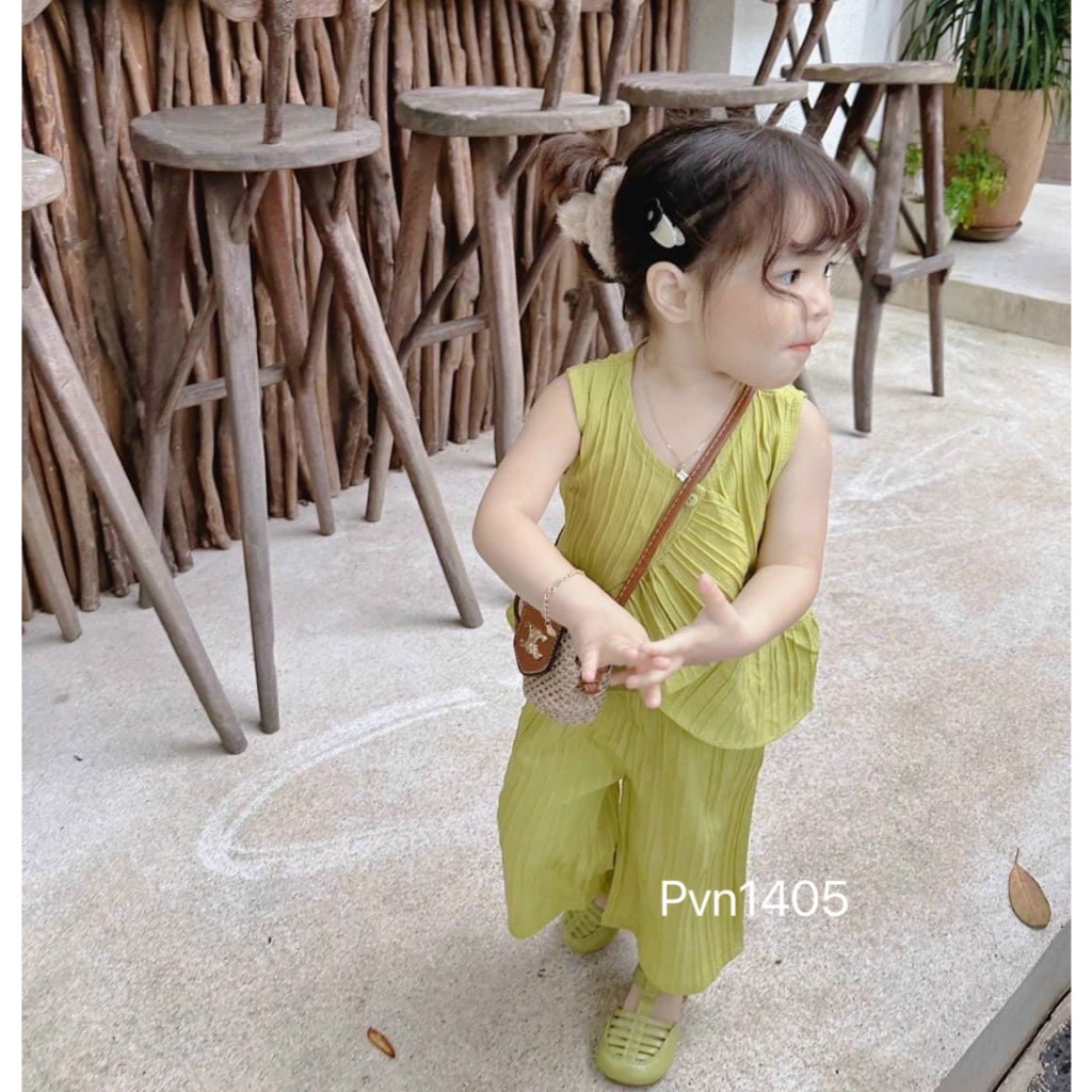 Set bộ 2 dây bé gái mùa hè cực xinh 8-25kg