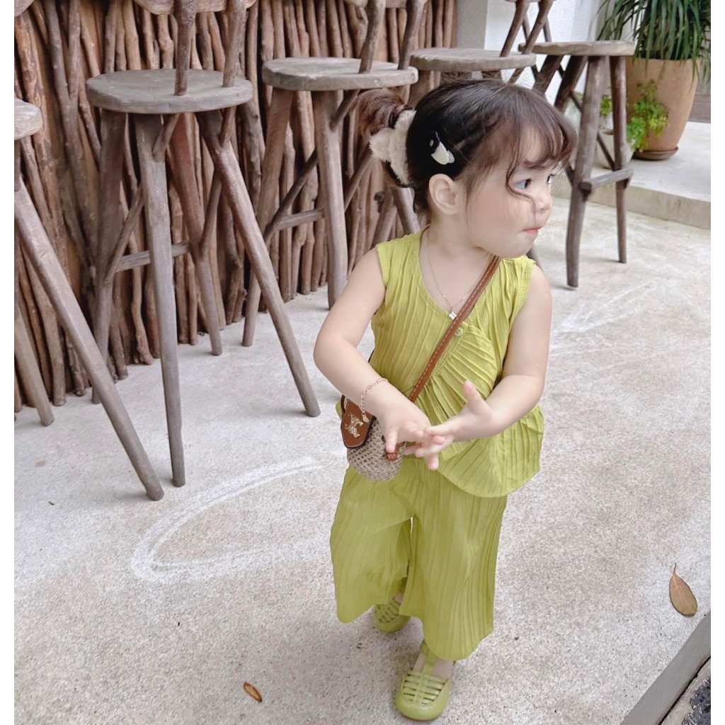 Set bộ 2 dây bé gái mùa hè cực xinh 8-25kg