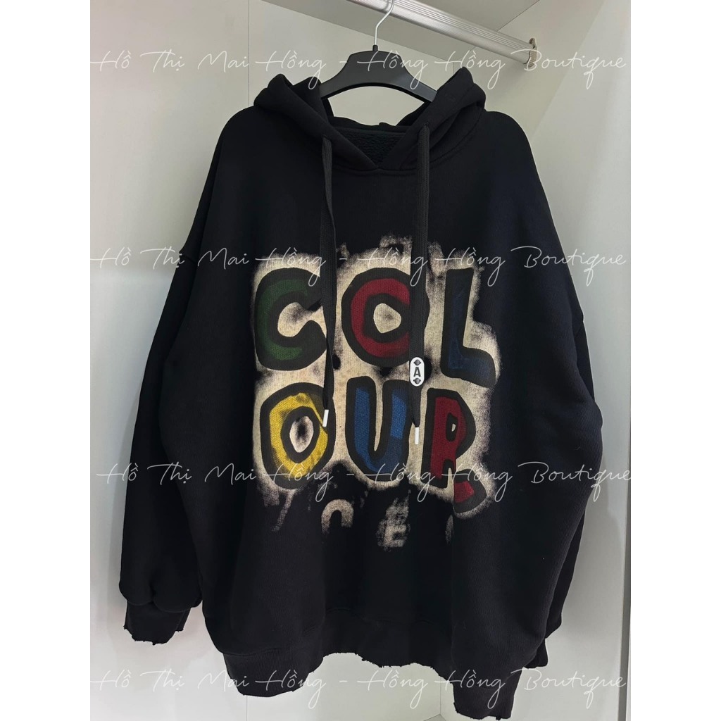 Áo Hoodie Nam Nữ Có Mũ , Áo Hoodie In Chữ Color Siêu HOT A09