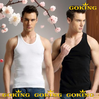 Combo 2 Áo 3 lỗ nam Goking, 100% cotton siêu thoáng mát, thấm hút mồ hôi. Áo lót nam hàng hiệu cao cấp