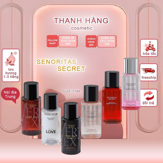 Xịt body mist Senoritas Secret mùi Very Sexy HOT nhất - 75ml