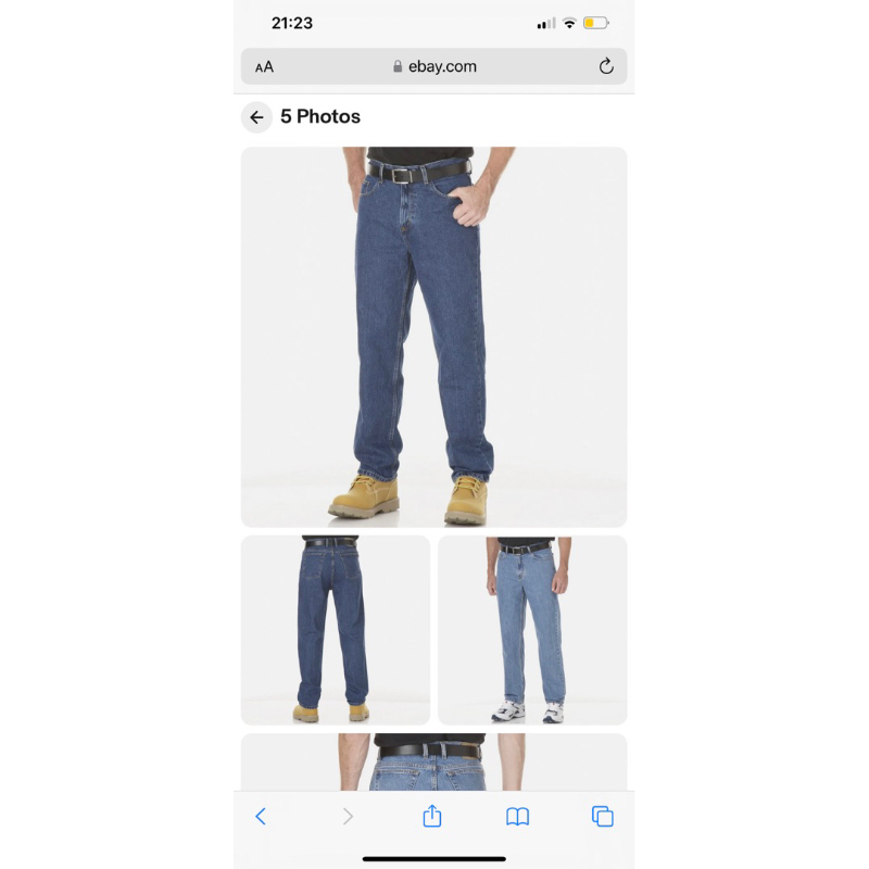 Quần jean nam Member’s Mark nội địa US