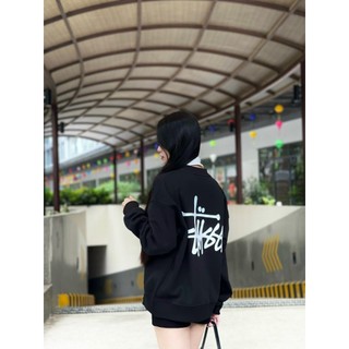 Áo hoodie stussy nam nữ unisex form rộng chất liệu nỉ bông siêu dày mịn, áo hoodie thời trang giới trẻ phong cách