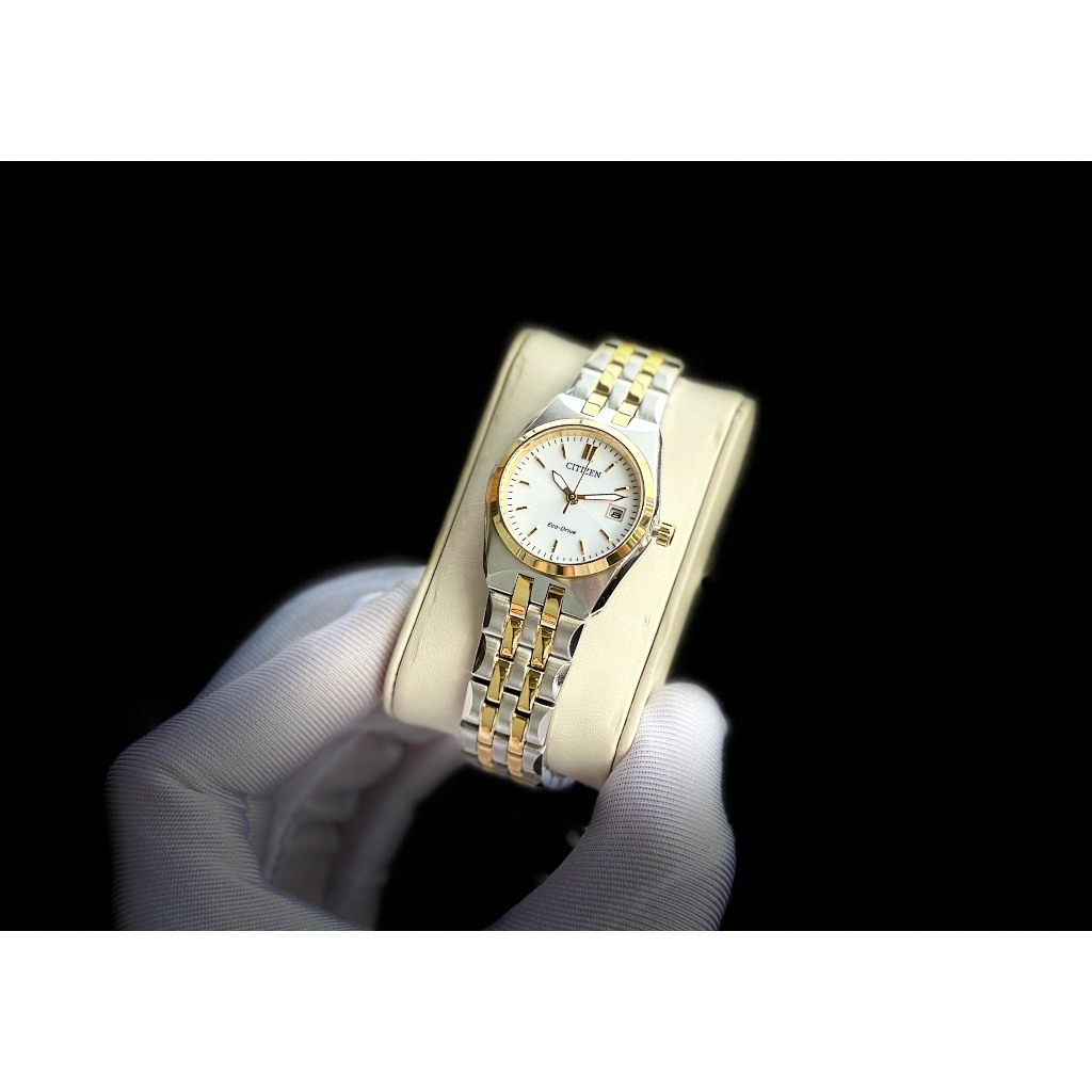 Đồng hồ nữ dây thép Citizen Eco Drive EW2299-50A