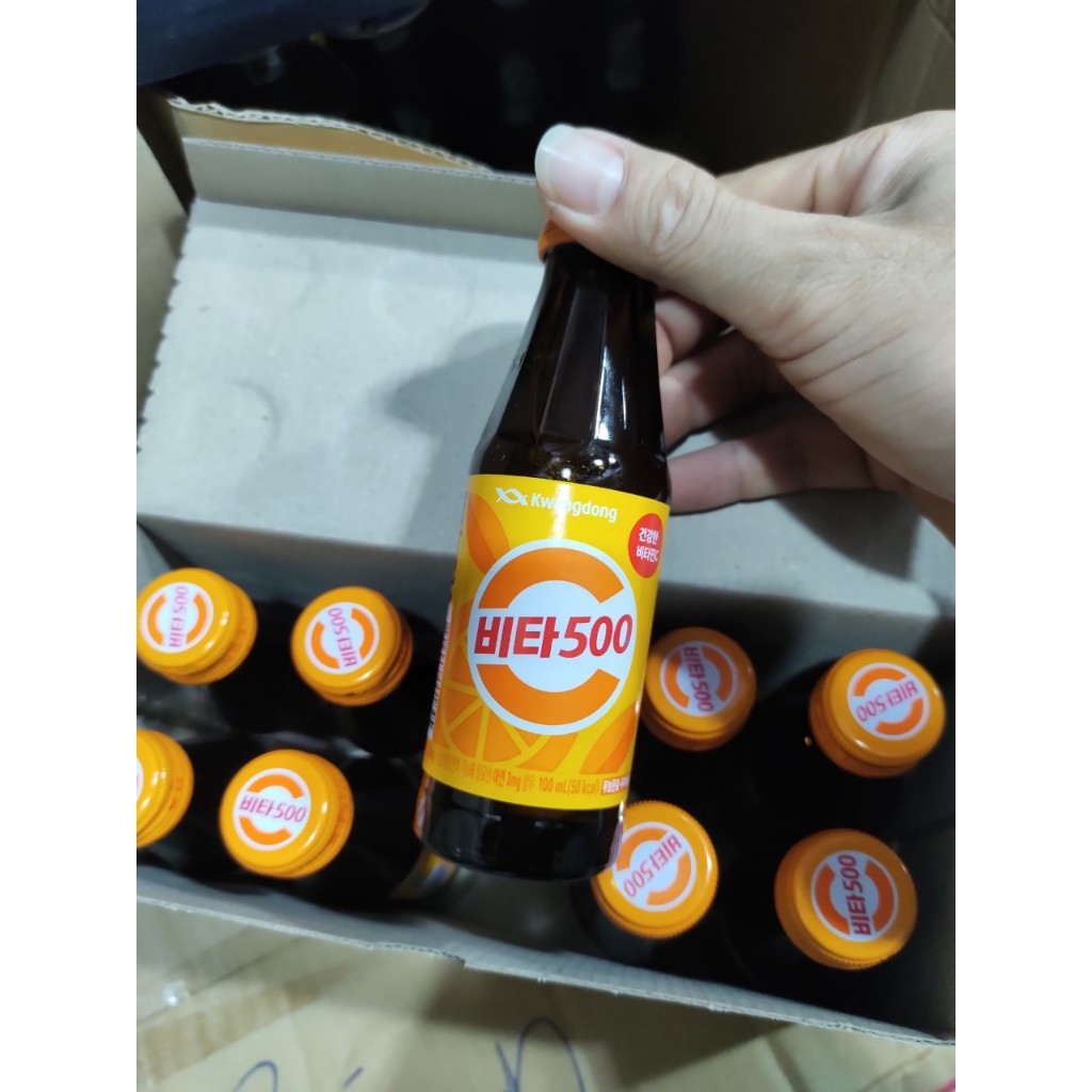 Nước uống bổ sung VITAMIN C Hàn Quốc Vita 500 100ml - 비타 500