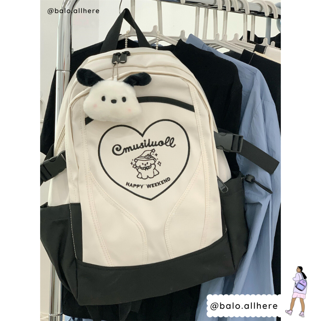 Balo Cặp Sách Đi Học Ulzzang Không Thấm Nước