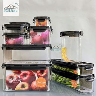 Hộp nhựa tritan Lock&Lock Bisfree Modular an toàn bảo quản thực phẩm kín hơi dễ dàng xếp chồng