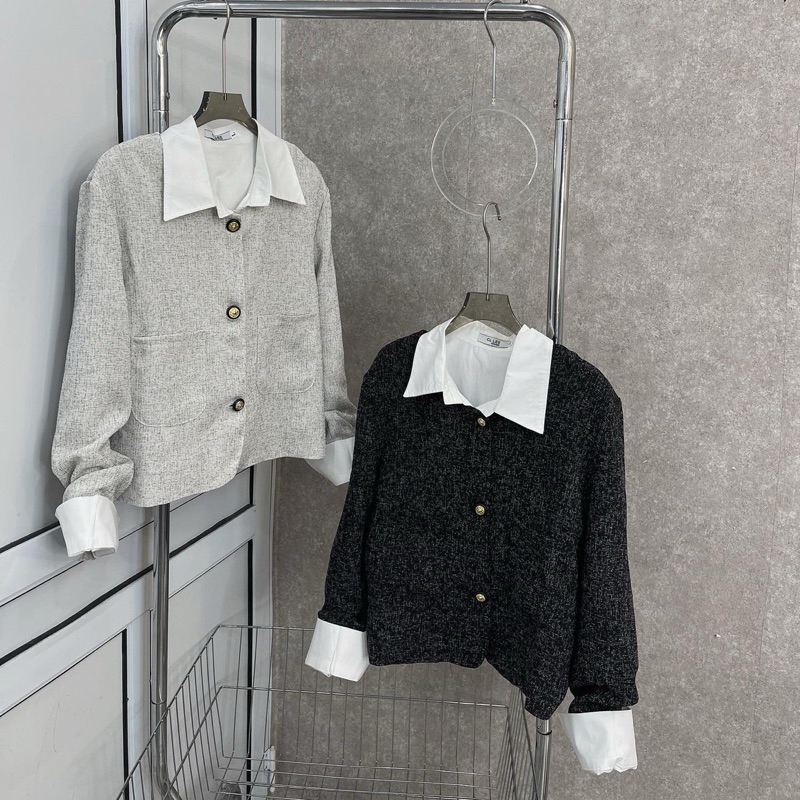 BIGSIZE SET SƠ MI + KHOÁC DẠ TIÊU 2M - 19840