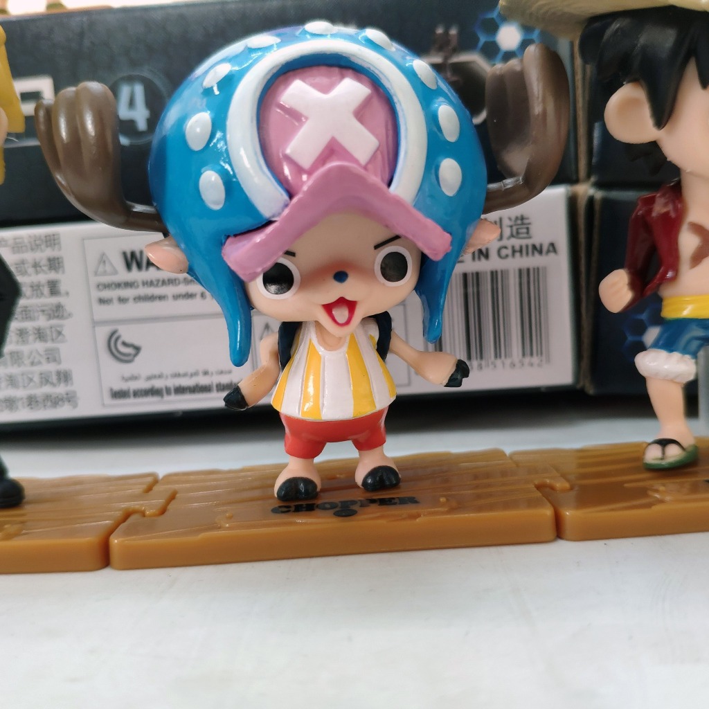 Combo set bộ nhân vật One piece CHIbi mặc định băng mũ rơm 10 nhân vật Boa hancock Brook Franky Usopp