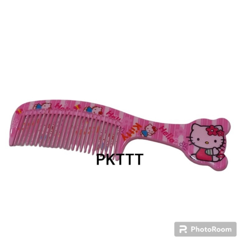 Lược chải tóc cán kitty 03 (loại trung 16.5cm)