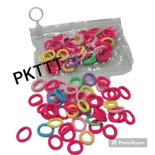 Túi Zip 50 dây cột tóc màu cho bé