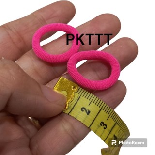 Túi 50 thun cột tóc màu cở nhí cho bé tóc ít (2cm)