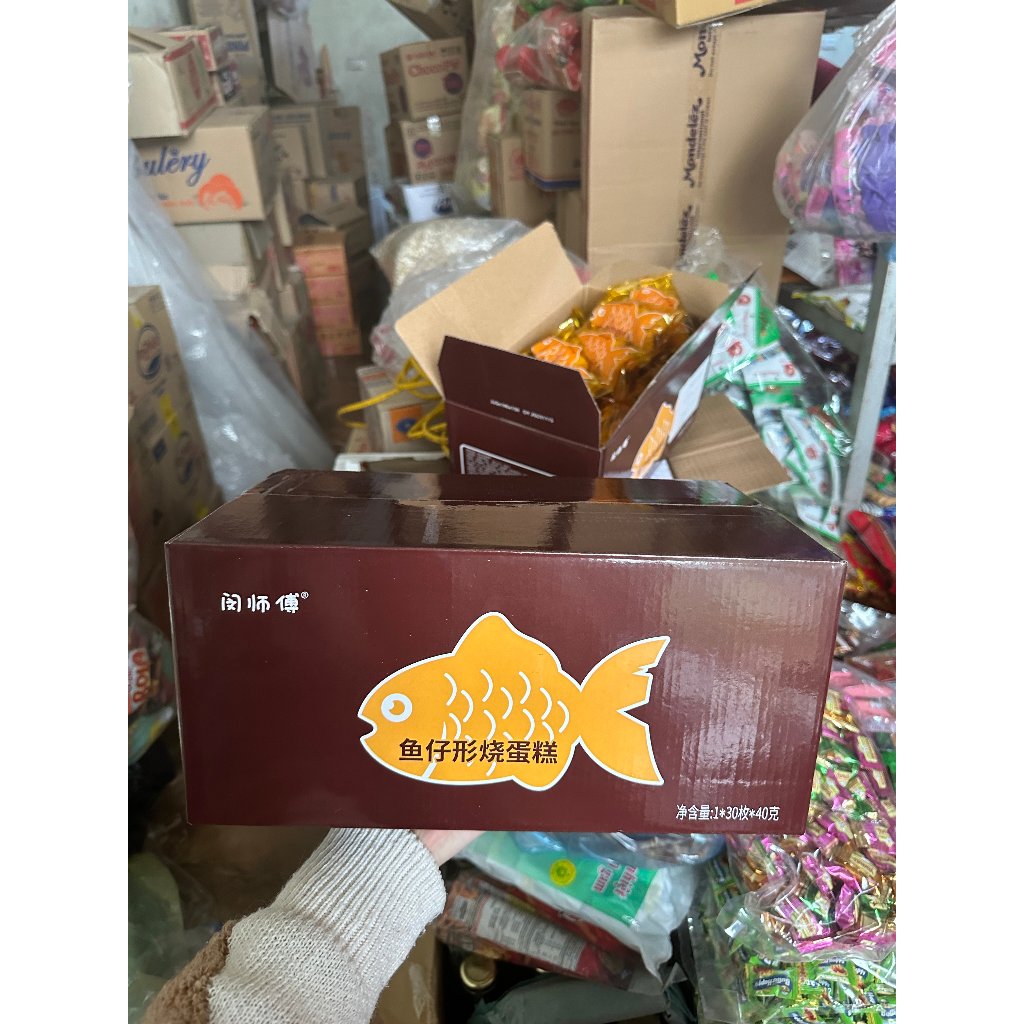 Set 10 Bánh Ruốc Gấu, Bánh Ruốc Cá Đài Loan siêu ngon gói 40g