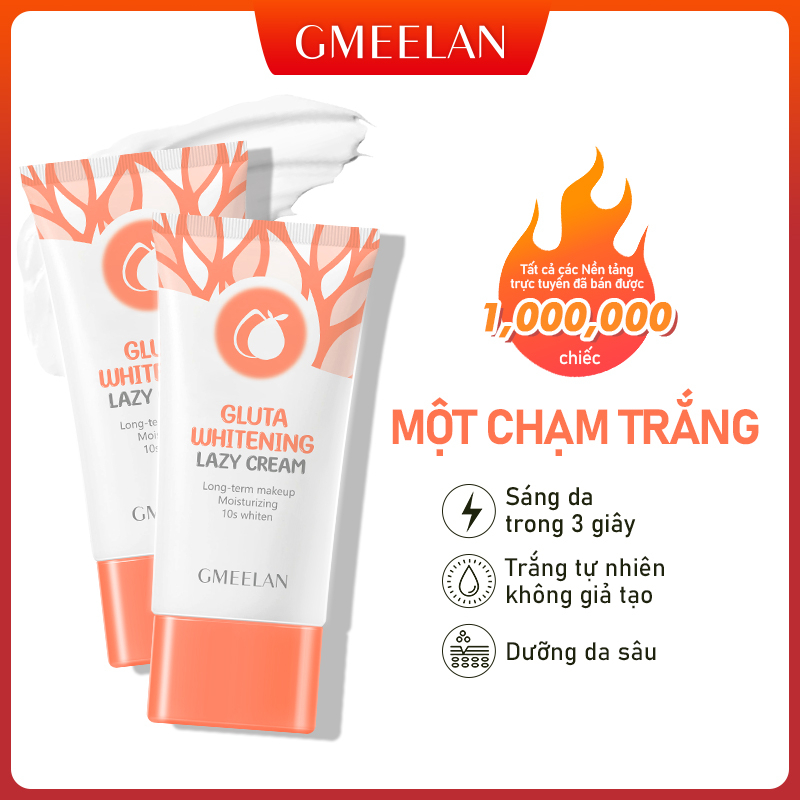 Kem lười dưỡng trắng GMEELAN làm trắng da che khuyết điểm cho mọi loại da