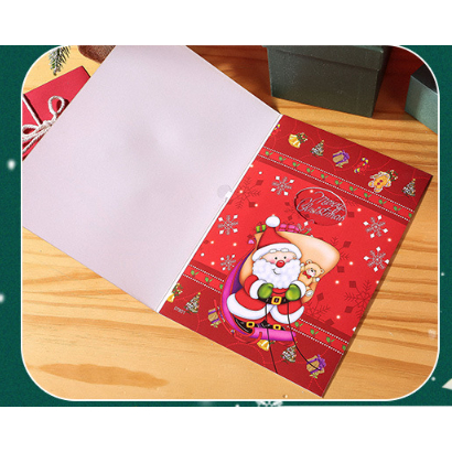 Thiệp đèn có nhạc Noel/ Giáng sinh Quà Tặng Sưu Tầm DIY - MYNAMART