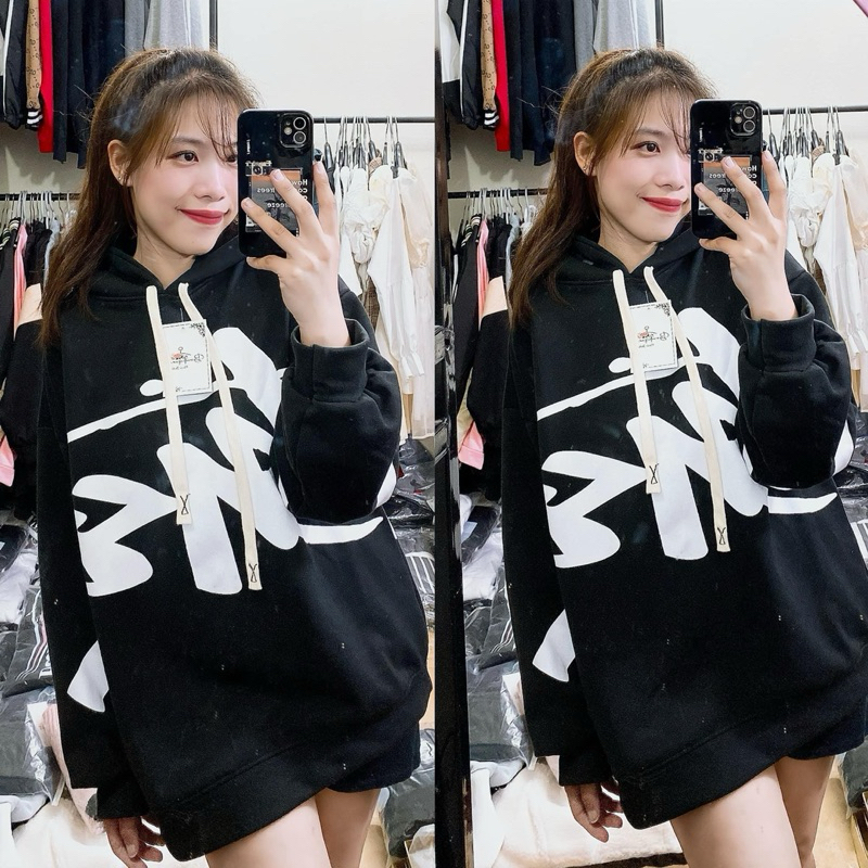 Áo hoodie nỉ loại 1 Stussyy chữ to siêu hót hít - nam nữ full size