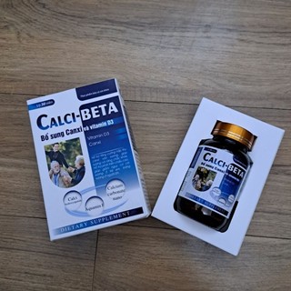 Viên uống canxi tảo biển đỏ - CALCI-BETA bổ sung canxi giúp xương chắc khỏe