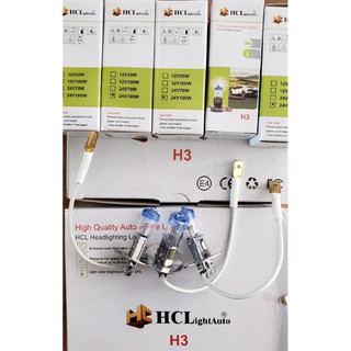 Bóng đèn pha ô tô h3 đầu xanh. bóng h3 12v 24v