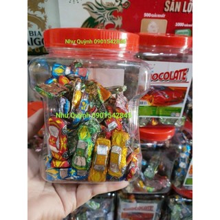 Hộp kẹo socola 320g hình chiếc xe siêu yêu cho bé