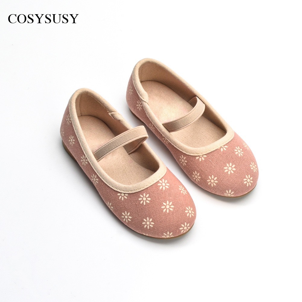 XẢ - GIÀY BÚP BÊ HỒNG HOA NHÍ  CHO BÉ GÁI HÀNG COSY SIÊU XỊN - KÈM ẢNH THẬT