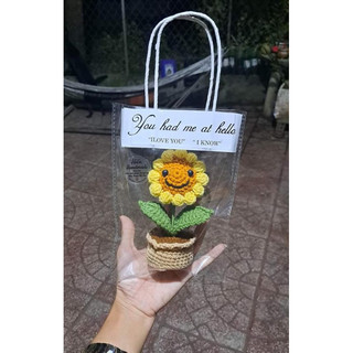 Túi đựng hoa, sản phẩm handmade