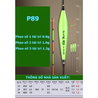 Phao câu cá dạ quang f-02 p-89