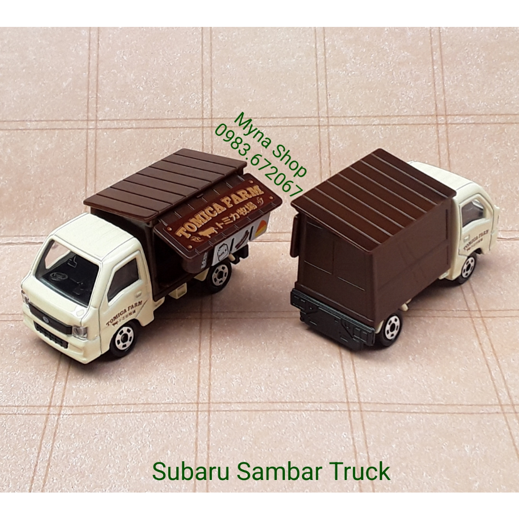 Đồ chơi mô hình tĩnh xe tomica không hộp, Subaru Sambar Truck