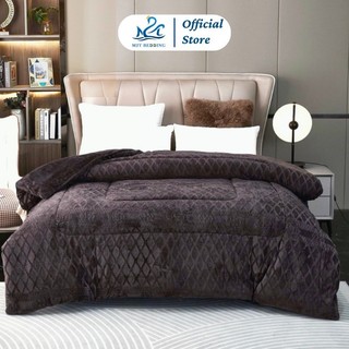 Chăn lông thỏ M2T BEDDING cao cấp kích thước 2mx2m3 nặng 4kg - chăn đại hàn ấm áp cho mùa đông lạnh