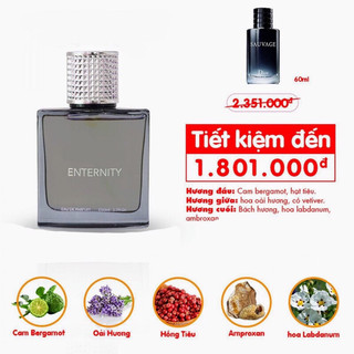 [NGUYÊN MÃ] NƯỚC HOA NAM ENTERNITY 60ML