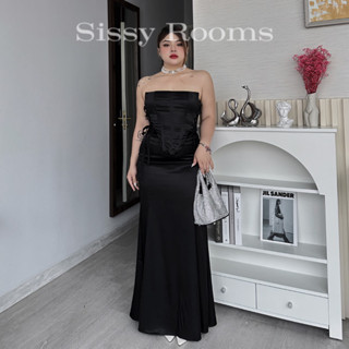 [SISSY] Set SenSi chân váy lụa đuôi cá và áo Corset BIGSIZE cho nữ