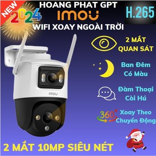 Camera Wifi IMOU Ngoài Trời 2 Mắt Quan Sát CRUISER DUAL, Xoay 360 độ 6MP 10MP 4MP S41FEP S21FEP