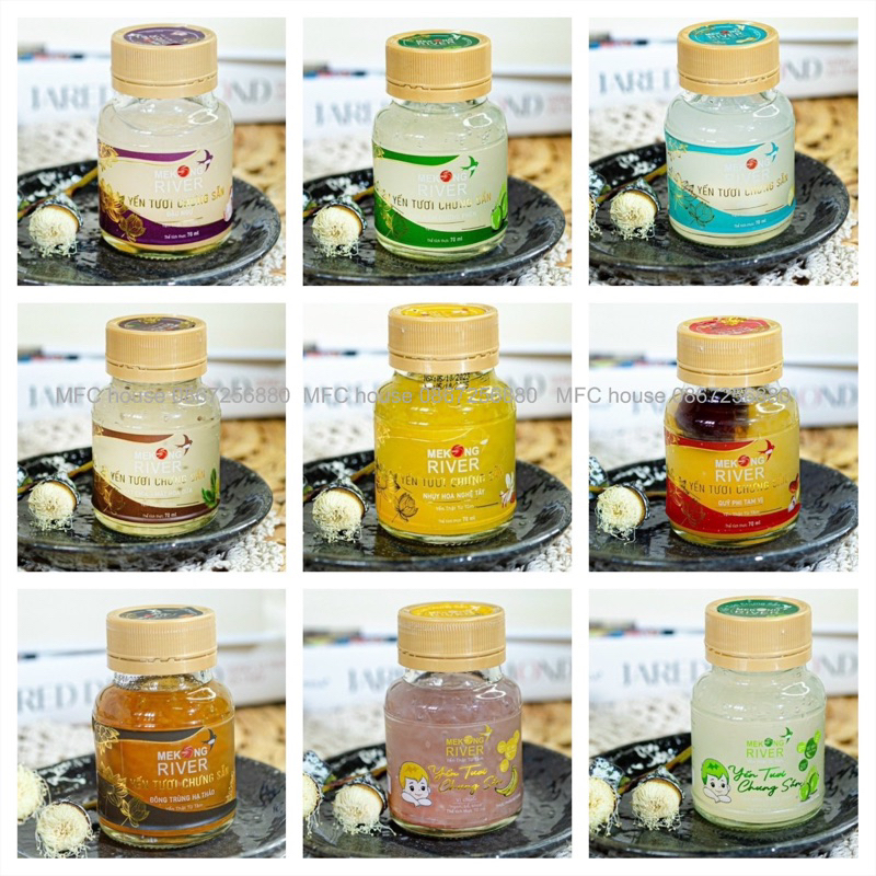 Yến tươi chưng sẵn Mê Kong River theo công nghệ Nhật Bản- hủ 70 ml - MFC house