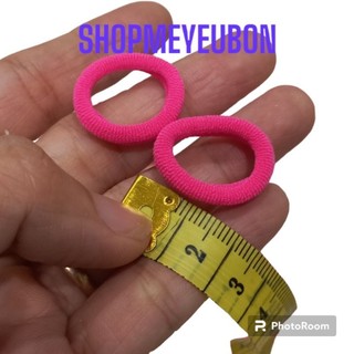 Túi 50 thun cột tóc cở nhí cho bé tóc ít (2cm)