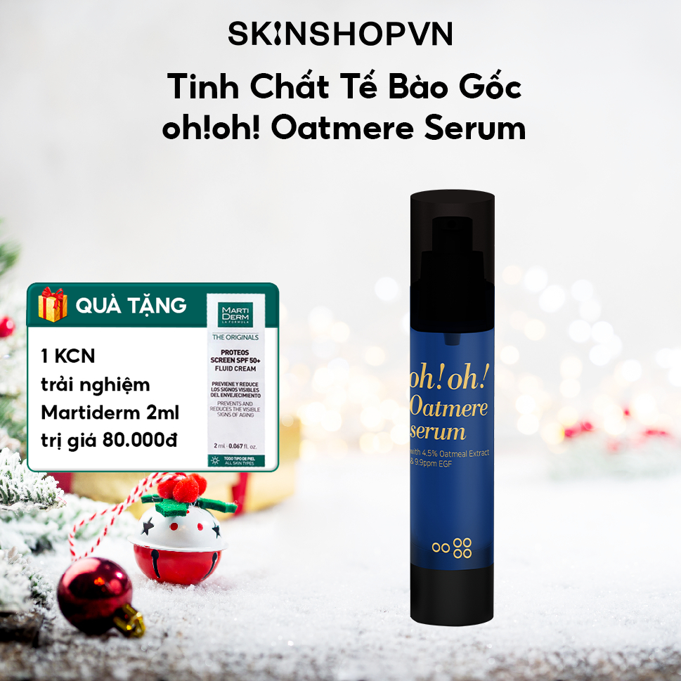Tinh Chất Tế Bào Gốc, Tái Tạo Da oh!oh! Oatmere Serum (Oat Extract & 9,9ppm EGF) (25ml)