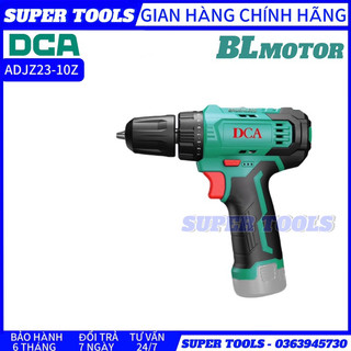 Dca máy khoan không chổi than dùng pin adjz23-10z