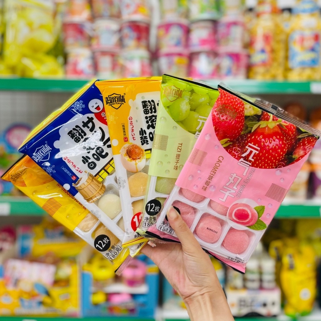  Bánh Mochi Nhân Trái Cây Kem Lạnh Đài Loan 