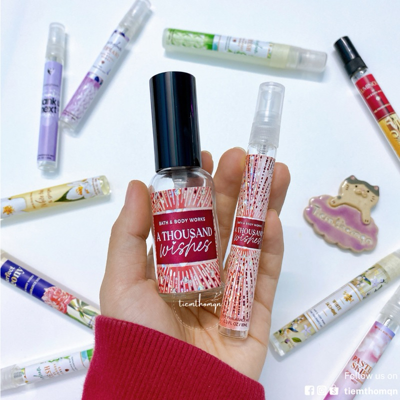 Xịt Thơm Toàn Thân Body Mist A Thousand Wishes Bath & Body Works Mùi Hương Tiểu Thư, Quyến Rũ
