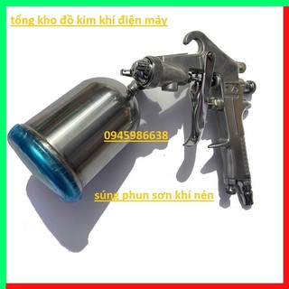 Bộ phun sơn f75 400cc. súng phun sơn khí nén f-75. bộ phun sơn tokyo osaka f75 + bình chứa sơn 400cc