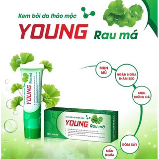 Kem bôi da thảo mộc Young Rau Má 20gr - yoosun giảm hăm tã , Mát da, Ngừa rôm sảy, Mờ thâm sẹo - SGP
